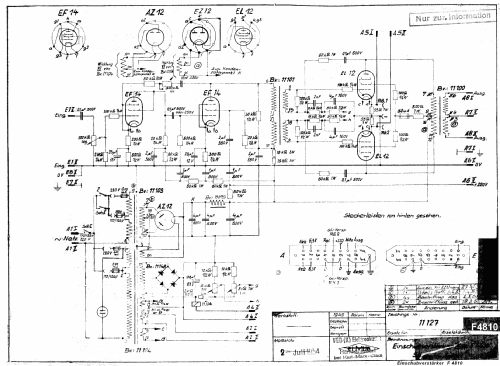 Einschubverstärker F4810; ELMUG, (ID = 2432434) Ampl/Mixer