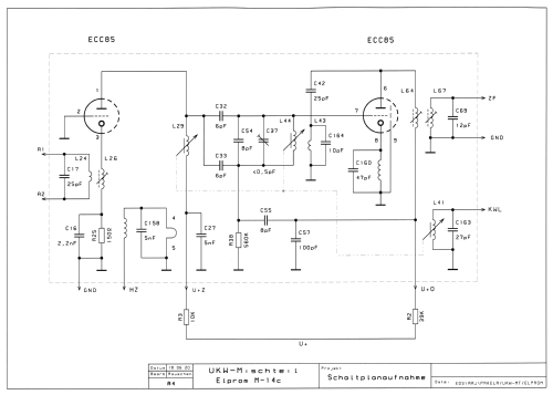 Melodia M 14-c; Elprom KB Kliment (ID = 2543601) Radio