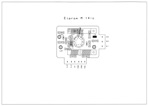 Melodia M 14-c; Elprom KB Kliment (ID = 2543602) Radio