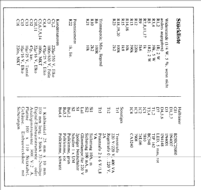 Hochleistungsnetzgerät 0-260 V / 2A; Elrad; Hannover (ID = 1936037) Ausrüstung