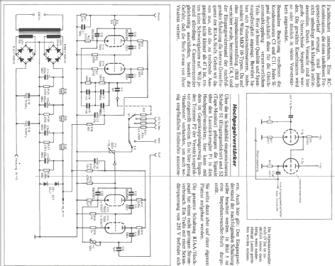 HiFi - Vorverstärker RÖH 1; Elrad; Hannover (ID = 1974711) Kit