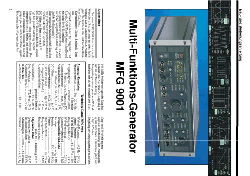 Multi-Funktions-Generator MFG9001; ELV Elektronik AG; (ID = 1869561) Equipment