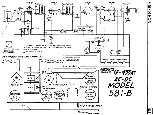 581-B ; Emerson Canada; (ID = 772471) Radio