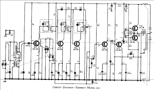 911; Emerson Electronics (ID = 426580) Radio