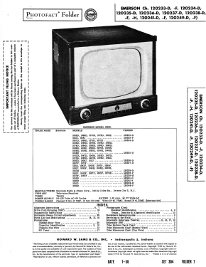 1050D Ch= 120241-D; Emerson Radio & (ID = 2711393) Televisore