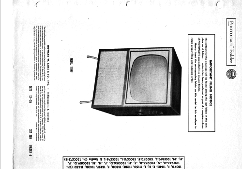 1104F Ch= 120256-D; Emerson Radio & (ID = 2677652) Television