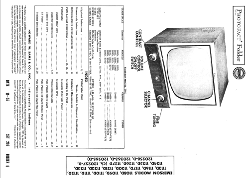 1108D Ch= 120257-D; Emerson Radio & (ID = 2660624) Fernseh-E