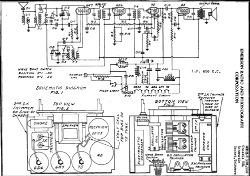 110 Ch= U-6-A; Emerson Radio & (ID = 280805) Radio