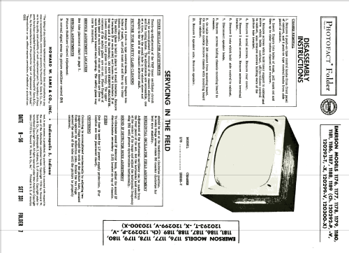 1181 Ch= 120293-X; Emerson Radio & (ID = 1908207) Television