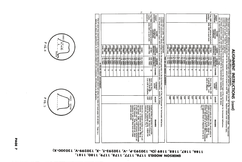1187 Ch= 120300-X; Emerson Radio & (ID = 1908705) Television