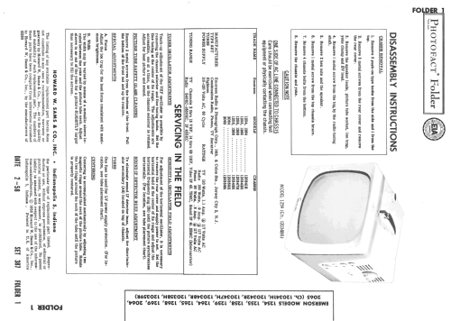1254 Ch= 120341-H; Emerson Radio & (ID = 2521591) Televisore