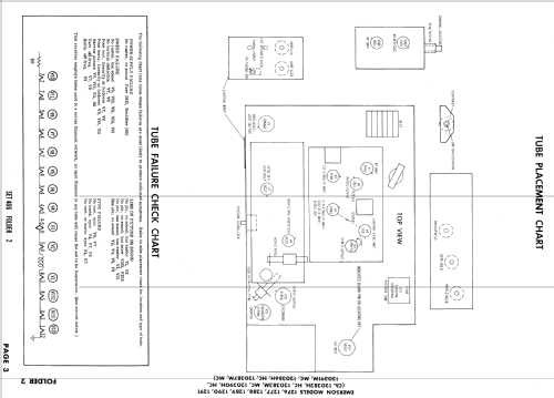 1291 Ch= 120387M; Emerson Radio & (ID = 845259) TV Radio