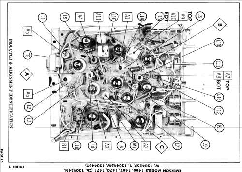 1466 Ch= 120434W; Emerson Radio & (ID = 864127) Television