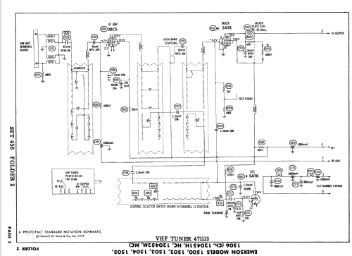 1503 Ch= 120452M; Emerson Radio & (ID = 620192) Television