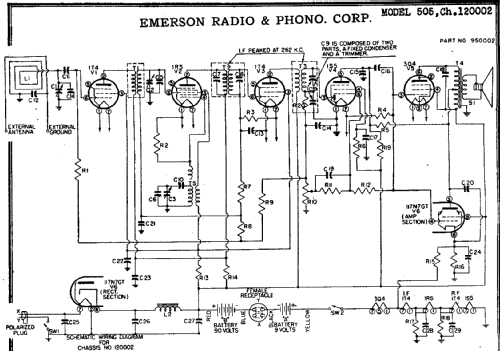 505 Ch= 120002; Emerson Radio & (ID = 281711) Radio