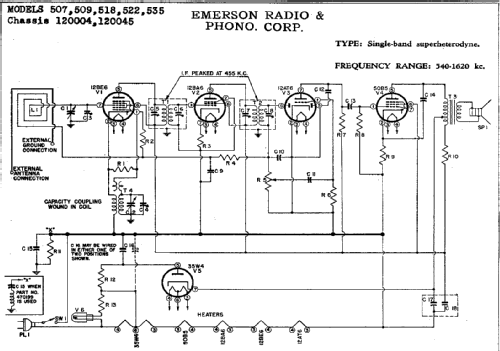 507 Ch= 120004; Emerson Radio & (ID = 281734) Radio