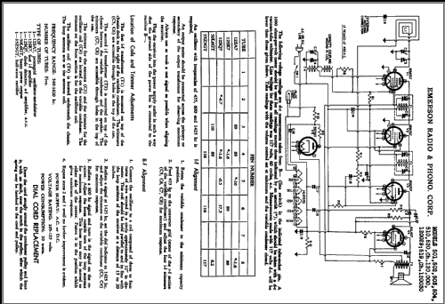 510 ch= 120029; Emerson Radio & (ID = 421976) Radio