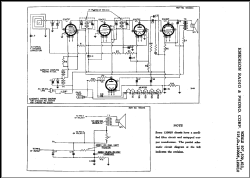 511 Ch= 120005; Emerson Radio & (ID = 456253) Radio