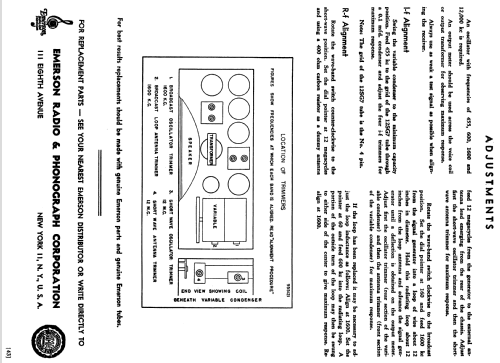 514 Ch= 120007; Emerson Radio & (ID = 1183655) Radio