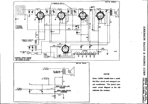 518 Ch= 120005; Emerson Radio & (ID = 281750) Radio