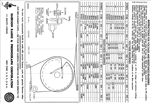 528 Ch= 120038; Emerson Radio & (ID = 1184094) Radio