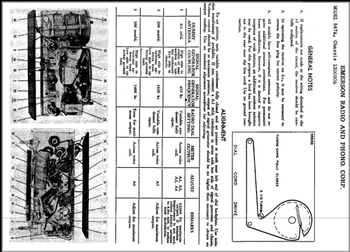 547A Ch= 120050A; Emerson Radio & (ID = 379427) Radio