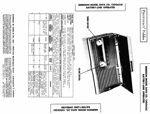 569A Ch= 120062A; Emerson Radio & (ID = 994817) Radio