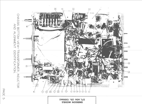 571 Ch= 120066; Emerson Radio & (ID = 1399932) Televisore