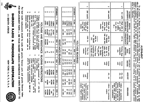 572 Clockette Series A Ch= 120065; Emerson Radio & (ID = 1184506) Radio