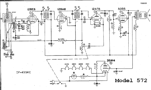 572 Clockette Series A Ch= 120065; Emerson Radio & (ID = 313987) Radio