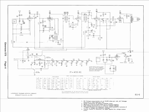 575 Ch= 120068B; Emerson Radio & (ID = 1571842) Radio
