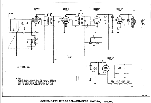 587 Ch= 120033A; Emerson Radio & (ID = 1185657) Radio