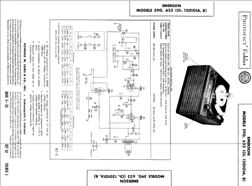 590 Ch= 120101A; Emerson Radio & (ID = 497533) Ton-Bild