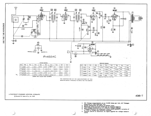 594 Ch= 120071A; Emerson Radio & (ID = 1355064) Radio