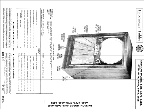 661 or 661 Series B ; Emerson Radio & (ID = 1920303) Fernseh-E