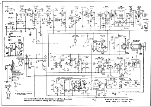 676 Ch= 120144-B; Emerson Radio & (ID = 1848016) Television