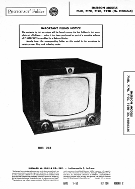 717D Ch= 120163-D; Emerson Radio & (ID = 3129360) Television