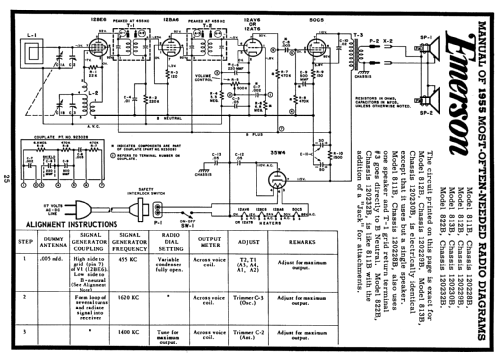 811-B Series B, Ch= 120228-B; Emerson Radio & (ID = 119440) Radio