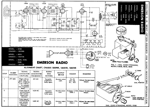 883B Ch= 120372B; Emerson Radio & (ID = 137407) Radio