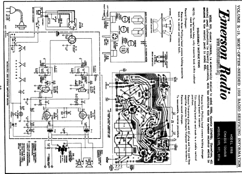 898B Ch= 120456B; Emerson Radio & (ID = 61280) Ton-Bild