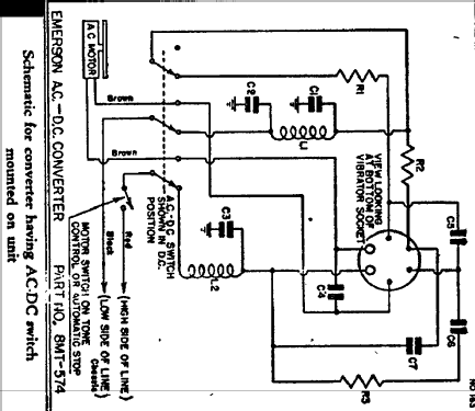 8MT574 ; Emerson Radio & (ID = 287106) Power-S