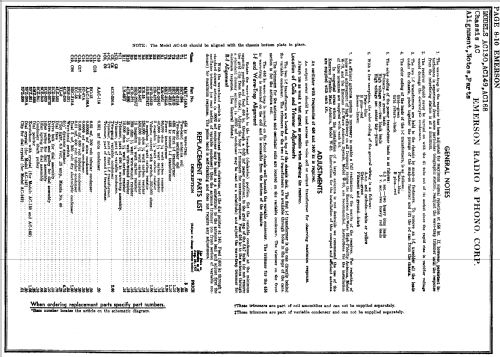 AC130 Ch= AC; Emerson Radio & (ID = 263536) Radio