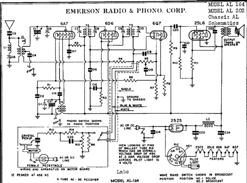 AL-164 Ch= AL; Emerson Radio & (ID = 286909) Radio