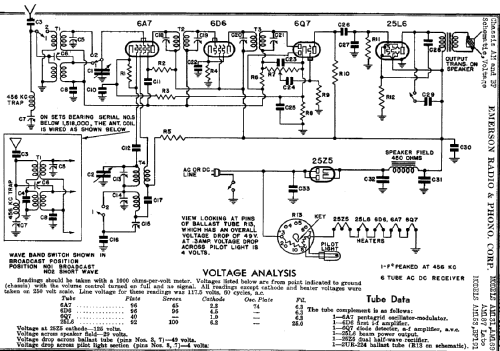 AM153 Ch= AM; Emerson Radio & (ID = 282812) Radio