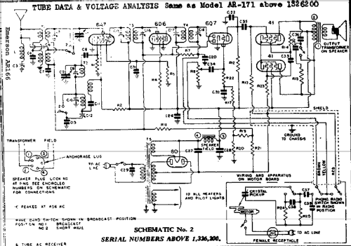 AR-166 Ch= AR; Emerson Radio & (ID = 283001) Radio