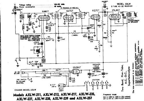 AXLW239 Ch= AXLW; Emerson Radio & (ID = 283428) Radio