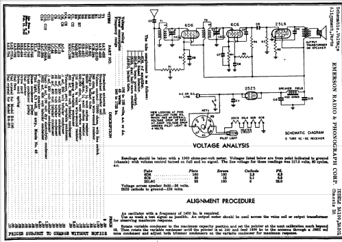 BA199 Ch= BA; Emerson Radio & (ID = 393967) Radio