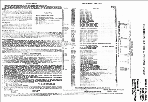 C-142 Ch= C; Emerson Radio & (ID = 569698) Radio