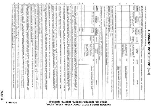 C505A Ch= 120297A; Emerson Radio & (ID = 788851) Television