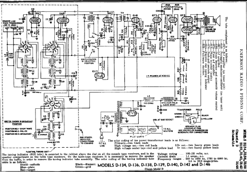 D136 Ch= D; Emerson Radio & (ID = 285091) Radio